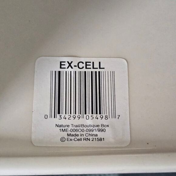 EX-CELL Nature Trail Boutique Box Tissue Box Cover Bathroom Accessory Home Decor - Picture 10 of 11